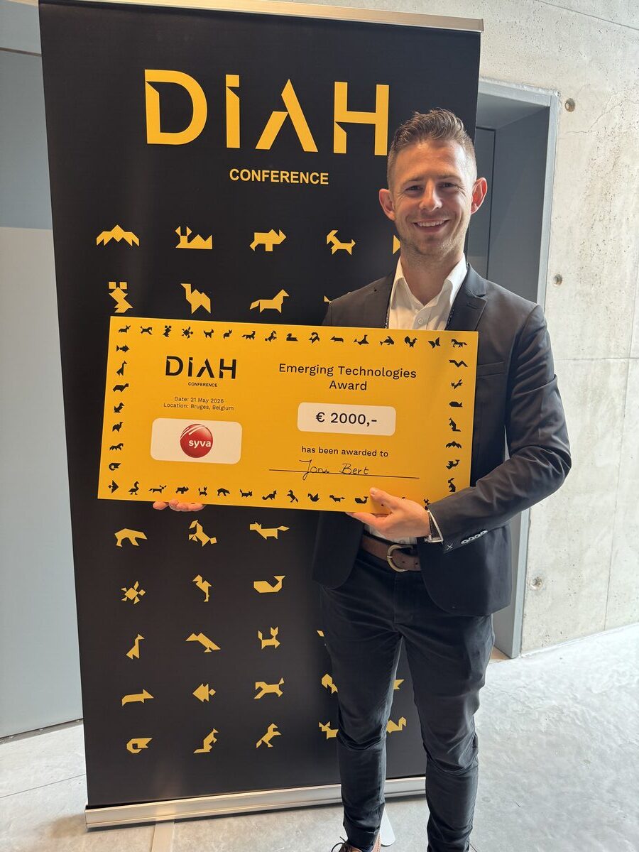 Joni Bert receives the DIAH 2026 Emerging Technologies Award